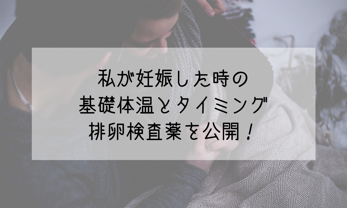 私が妊娠した時の基礎体温とタイミング 排卵検査薬を公開 Life Design やすわか